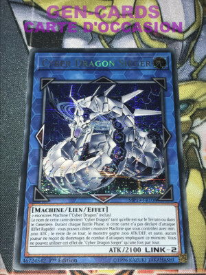 Yu Gi Oh CYBER DRAGON SIEGER MP19-FR108 1st Edition Card-image