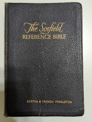 The Scofield Reference Bible Holy Bible Concordance Rev. C.I.SCOFIELD,D.D.T 1945-image