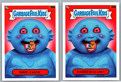 Fantastic Planet Draag Om Garbage Pail Kids GPK Movie Spoof 2 Card Set-image