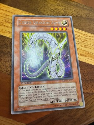 Cyber Dragon Zwei ABPF-EN035 1st Edition Rare PL + BONUS-image