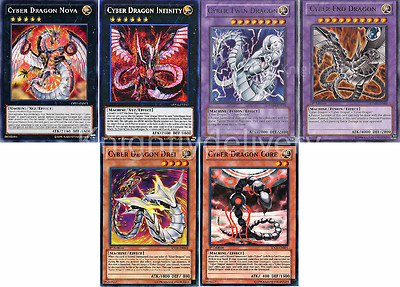 Yugioh Cyber Dragon Tournament Deck - Infinity - Nova - Chimeratech - 49 Cards-image