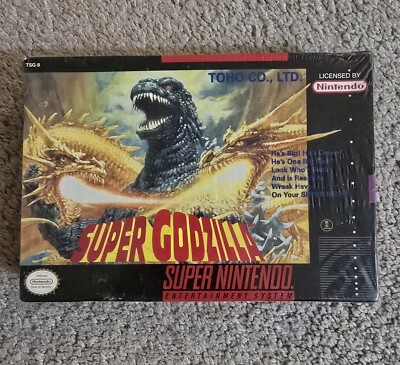  Super Godzilla (1994 Super Nintendo) SNES Brand New Sealed - Rare-image