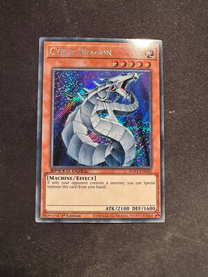 Cyber Dragon - SGX1-ENG01 - Secret Rare - 1st Edition - Speed Duel N/M-image