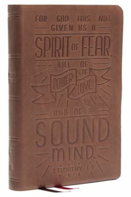 NKJV, Personal Size Reference Bible, Verse Art Cover Collection, Genuine Leather-image