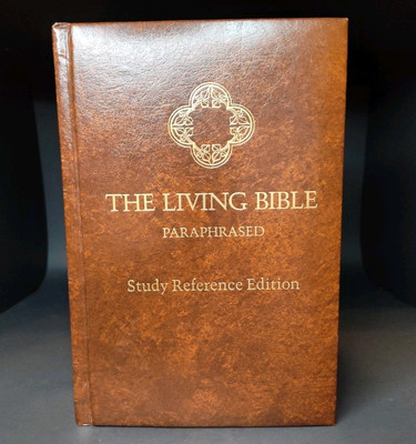 The Living Bible Paraphrased Study Reference Edition Tyndale 1976 Hardcover Book-image