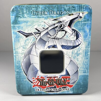 Yugioh Empty Cyber Dragon Tin Collectible Tin 2006 Konami-image
