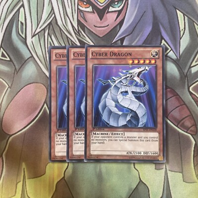 BP01-EN138 x3 Cyber Dragon Starfoil Excellent Condition Yugioh-image