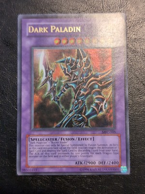 Yu-Gi-Oh! ULTRA RARE HOLO CARD DARK PALADIN MFC-105 VINTAGE PRINT MP-image