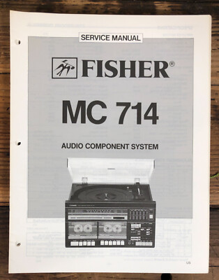 Fisher MC-714 Stereo  Service Manual *Original*-image