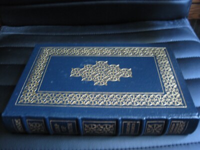 GORDON COOPER SIGNED - LEAP OF FAITH - EASTON PRESS LEATHER NASA MERCURY APOLLO-image