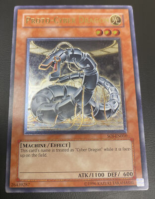 Yugioh - Proto-Cyber Dragon SOI-EN010 ULTIMATE VLP/NM X1-image