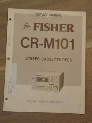 Fisher CR-M101 Service Manual Stereo Cassette Deck-image