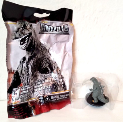 1 BRAND NEW 2014 GODZILLA 1954 WITH ATOMIC BLAST NECA Wizkids  Mini Figure-image