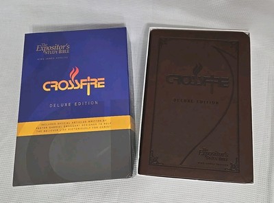 The Expositor's Study Bible Crossfire KJV Leather - Signed by Gabriel Swaggart-image