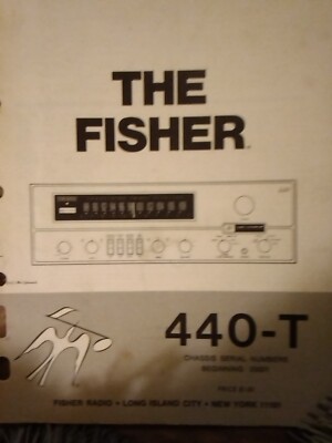 Fisher 440-T Service Manual AM-FM Stereo Receiver Original-image
