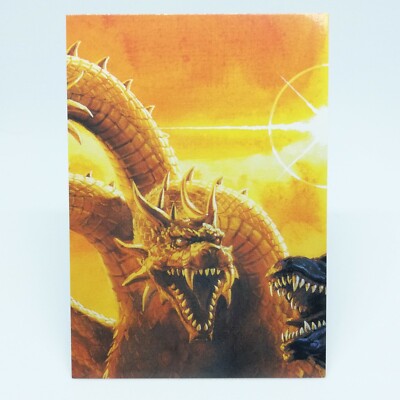 No.2 Godzilla Card Godzilla Mothra King Ghidora All Attack AMADA 2001 Japan-image