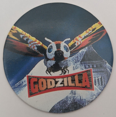 Mothra 26 Godzilla New Cap Collection Menko Amada Card Toho 1995 Japanese A1-image
