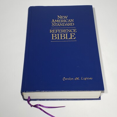Holman New American Standard Reference Bible Red Letter Side Style Wide Margin-image