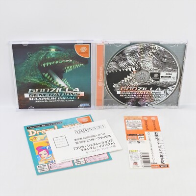 Dreamcast GODZILLA GENERATIONS Maximum Spine * 2344 Sega dc-image