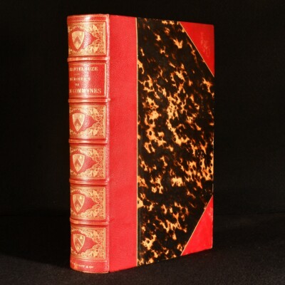 1881 Memoirs de Philippe de Commynes by R. Chantelauze Illustrated Edition Fr...-image