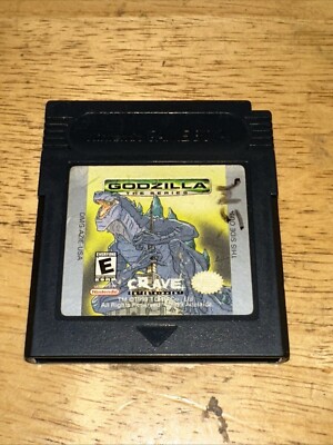 GB - Godzilla The Series Nintendo Gameboy Color Cart Only Tested-image