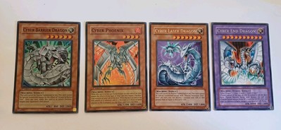 4 Card Bundle Yu Gi Oh! Rare Cyber Machine Monsters 2x 1st Edition 2x Unlimited -image