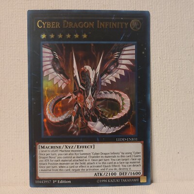 (NM/LP) Cyber Dragon Infinity - LEDD-ENB31 - Ultra Rare - 1st Edition YuGiOh-image