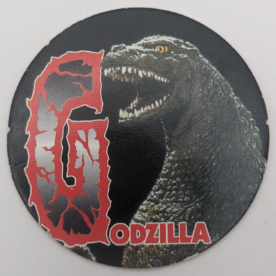 Godzilla Junior 11 Godzilla New Cap Collection Menko Amada Card 1995 Japan A1-image