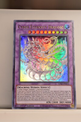 Yu-Gi-Oh! TCG Cyber Eternity Dragon (Purple) Legendary Duelists: Season 2-image