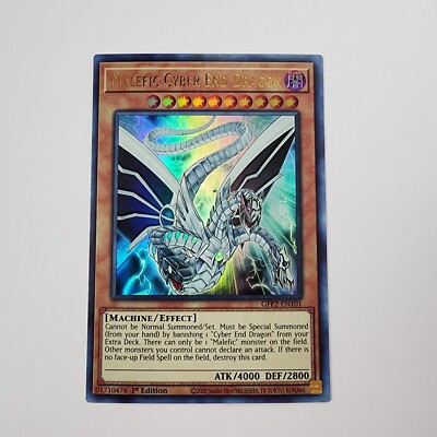 Malefic Cyber End Dragon - GFP2-EN101 - Ultra Rare - NM - 1st ed - Yugioh-image