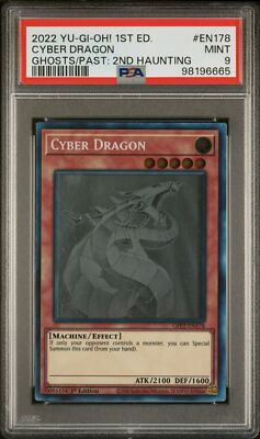2022 YU-GI-OH! GFP2-GHOSTS FROM THE PAST: THE 2ND HAUNTING CYBER DRAGON PSA 9-image