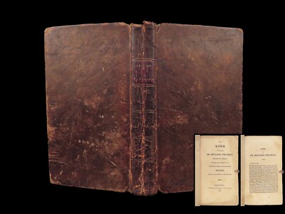1823 Ben Franklin Autobiography Essays America Government Politics Middletown CT-image
