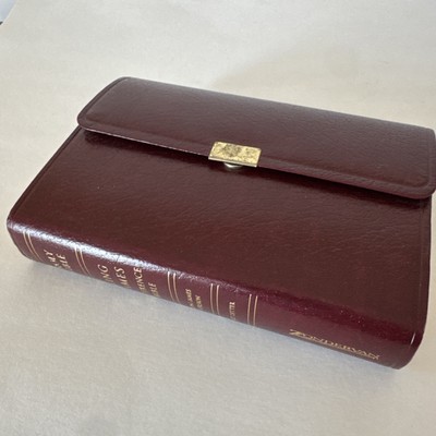 Holy Bible King James Reference NIV Bonded Leather Zondervan 2000 Red Letter-image