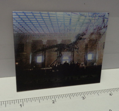 Godzilla 3-D lenticular card 1998 Taco Bell exclusive t-rex skeleton fossil-image