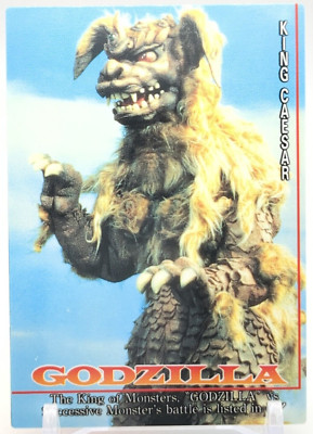 King Caesar #41 Godzilla trading collection Card Amada Movie 1995 TCG Japan A4-image