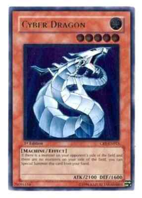 Cyber Dragon (CRV-EN015)  - 1st Edition Ultimate Rare - Yugioh *FREE SHIPPING-image