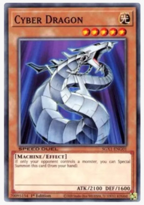 x3 Cyber Dragon SGX1-ENG01 Common Yugioh -image