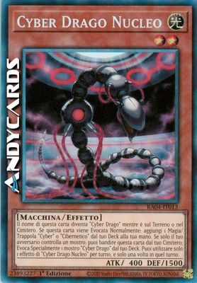 CYBER DRAGON CORE (Dragon Core) • Rare Prismatic Collector • RA04 IT013 • 1Ed-image