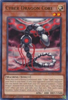 1x (LP) Cyber Dragon Core - MAGO-EN123 - Rare - 1st Edition  YuGiOh-image
