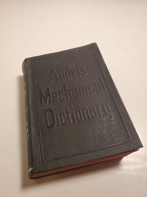 Vtg Audels Mechanical Dictionary 1942 , Very Nice Condition -image