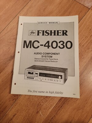 Fisher MC 4030  Stereo System Service Manual-image