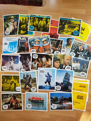 TOHO lot 29 German lobby cards - Gojira Gigan Godzilla Hedorah Megalon '65 - '73-image