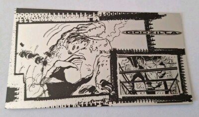 1998 Godzilla Silver Chase Card S3 Widevision Inkworks-image