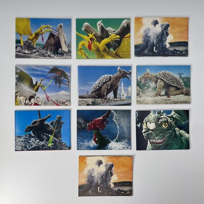 1970’s vintage Trading cards Godzilla King of the monsters cards 10 set No,03-image