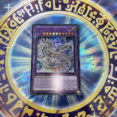 LDS2-EN033 Cyber Eternity Dragon Purple Rare 1st Edition NM Yugioh Card-image