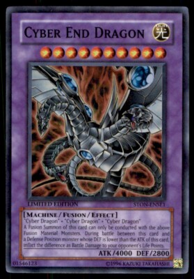 Yu-Gi-Oh! Cyber End Dragon #STON-ENSE1 Light Play-image