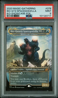 BIO-QUARTZ SPACEGODZILLA (SHOWCASE-FOIL) *PSA 9*-image