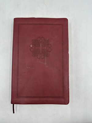 1995 NASB Topical Reference Bible Burgundy Leathertouch Red Letter-image