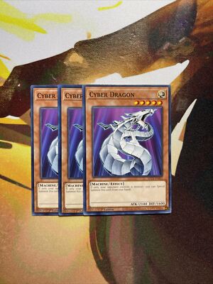 3x Cyber Dragon - SDCS-EN003 - Common - 1st Edition NM-image