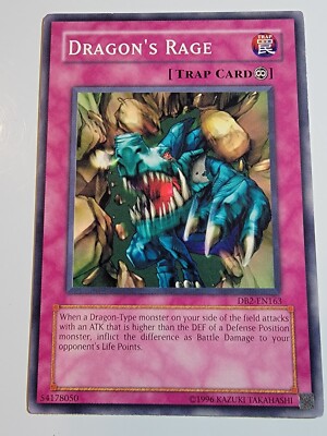 Dragon's Rage - DB2-EN163 Common Unlimited Yugioh-image